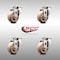 Service Caster 3 Inch 316SS High Temp Glass Filled Nylon Wheel Swivel Top Plate Caster Set SCC SCC-SS31620S314-GFNSHT-4 - alternate 5